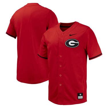 Men's Red Georgia Bulldogs Replica Full